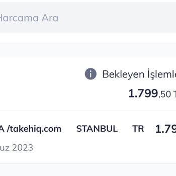 Takehiq.com Uygulamada Sipariş Oluşturulmama
