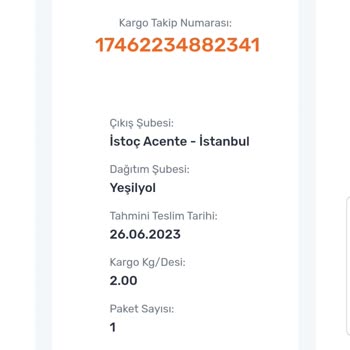 Sürat Kargo İkitelli Şubesinde Kaybolan Paket