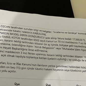 Bosch Derin Dondurucu Vibrasyon Sorunu