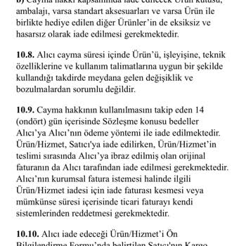 Trendyol İadem 2 Kes Kabul Edilmedi