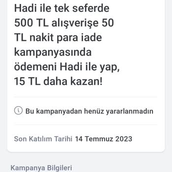 A101 Hadi İle Nakit İade Karmaşası