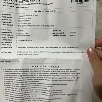 Xiaomi Mi TV Stick Servis Sorunu