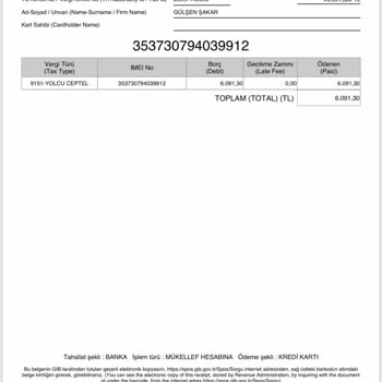 BTK (Bilgi Teknolojileri ve İletişim Kurumu) 18.05.2023te E Devletten Kayıt Yapılan Telefonum Kayıt Dışı Görünüyor