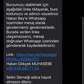 Selim Vakfı Burs Vereceklerini Söyleyen Selim Vakfının Aslında Olmaması