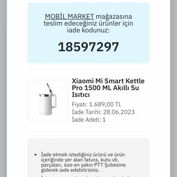 PttAVM Ürün İadesi Yapılmadı Bilgi Alamıyoruz