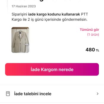 Gardrops İbanıma İade Yapmadı