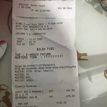 A101 Bayat Krokanlı Özsüt Pastası