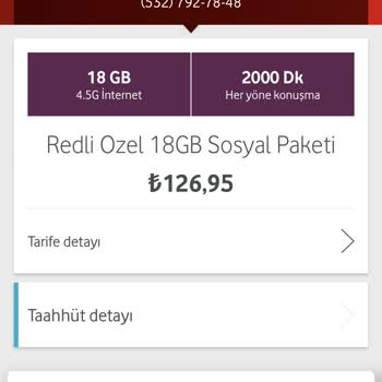 Vodafone Kampanya (Taahhüt Süresi) Aldatmacası
