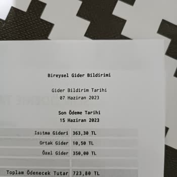 Dersu Enerji Doğalgaz Faturası Gelmemesi Gerekirken Fatura Gelmesi