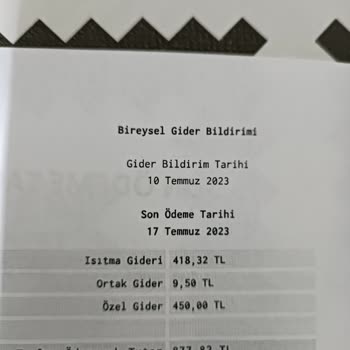 Dersu Enerji Doğalgaz Faturası Gelmemesi Gerekirken Fatura Gelmesi