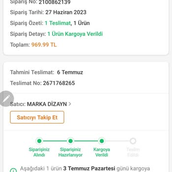 Trendyol Ürün Teslim Problemi