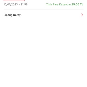 Tıkla Gelsin Siparişimin İptali 1 Saat Sonra Verildi