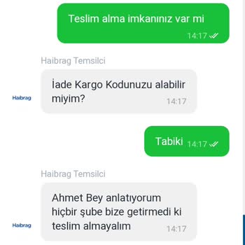 Aras Kargo İade Talebinde Bulunduğum Süpürge Nin İadesi Yapılamıyor
