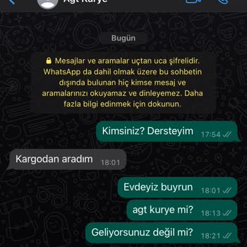 AGT Kurye Kapıya Gelmiyor Ve Web Siteleri De Bozuk