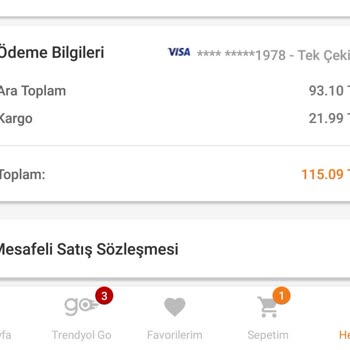Trendyol İade Bedeli Eksik Yattı.
