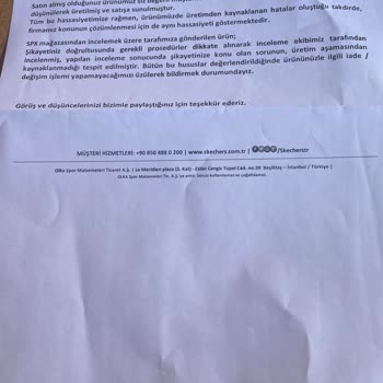 İstMarina SPX 2 Ay Önce Aldığım Kusurlu Ayakkabıyı Değiştirmiyor.