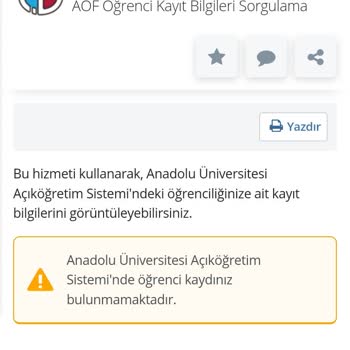 Anadolu Üniversitesi AÖF Yaz Okulu Harç İadesi