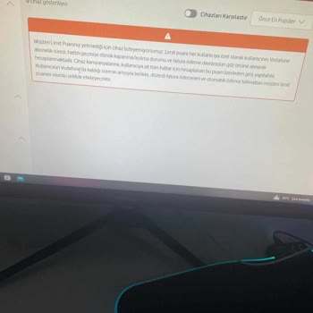 Vodafone Puan Eksi Bir De Yükselmiyor Ödediğim Halde