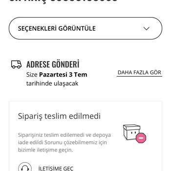 Stradivarius Kendi Kendine Sipariş İptali Yapıyor.