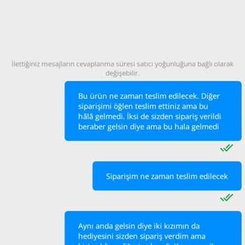 ÇiçekSepeti Gelmeyen Sipariş Ve İlgisiz Satıcı Ve Marka