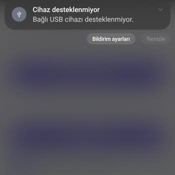 Samsung Telefon Samsung Type-c Desteklemiyor Hata Veriyor