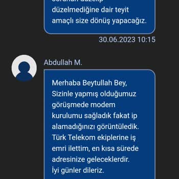 TurkNet İnternetle Alakalı Sıkıntı Yaşıyorum