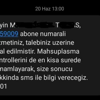 TurkNet Abonelik İptali Sonrası Mahsuplaşma Yapmadı
