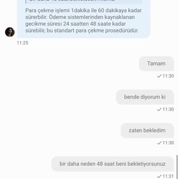 1win 4 Gündür Paramı Yatırmıyor