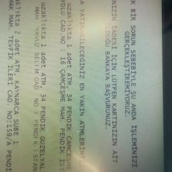 QNB Finansbank ATM Parama El Koydu