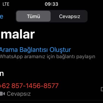WhatsApp WP Üzerinden Görüntülü Arama