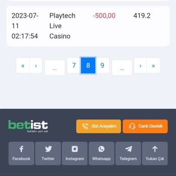 Betist Site Kazançları Eksik Verme Düzeltmeme