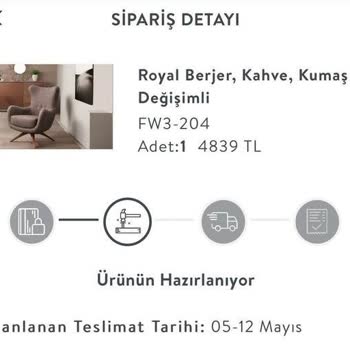 Vivense 4 Aydır 1 Adet Berjerin Gelmesini Bekliyoruz!