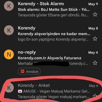 Korendy'Nin Müşteriyi Olmayan Teminatı