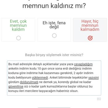 Korendy'Nin Müşteriyi Olmayan Teminatı