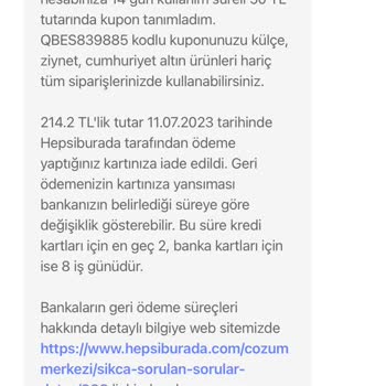 Hepsiburada Tedarik Edilmeyen Ürün İptali Boyner Satıcı