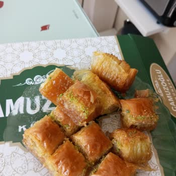 Camuzoğulları Bayat Künefe, Baklava Satıyor