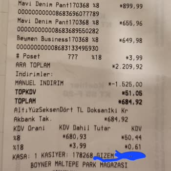 Boyner SEÇ-AL Ürünündeki Aldatıcı Fiyat Mağduriyeti