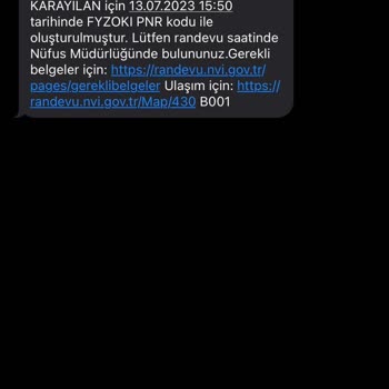 Nüfus ve Vatandaşlık İşleri Pasaport Zammı Öncesi Randevu Alıp Ücret Yatırmama Rağmen Ücret Talebi