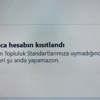 Facebook Hesap Kısıtlama Sorunu