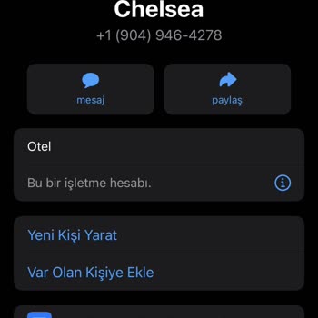 WhatsApp Yabancı Numaradan Mesaj