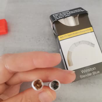 Winston Slender Blue Sigara Filtresi Yenı Pakette Hatalı Çıktı