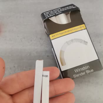 Winston Slender Blue Sigara Filtresi Yenı Pakette Hatalı Çıktı