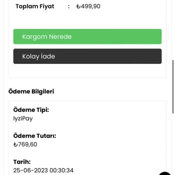 Meaty & Cheesy Satın Aldığım Ürünü Göndermedi