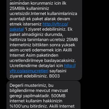 Vodafone Müşteri Şikayeti Ve Yanlış Faturalandırma