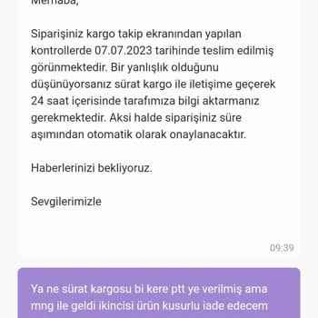 Gardrops Kargo Da Gözüken Kusurlu Ürün İadesi Yapamıyorum