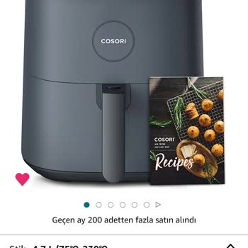 Cosori 'nin Amazon Siparişinden Sonra 600 Lira İndirime Girmesi