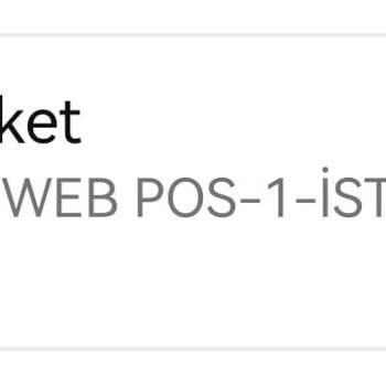 File Market File Web POS1 Den Kredi Kartımdan Para Çekilmiş Bilgim Dışında