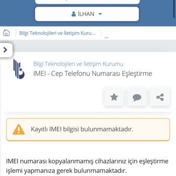 BTK (Bilgi Teknolojileri Ve İletişim Kurumu) Yurt Dışı Telefon IMEI Kaydı!