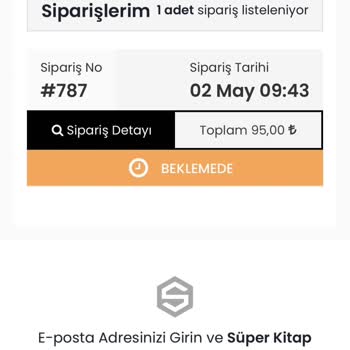 Süperkitap Sitesinden 2 Aydır Siparişim Beklemede İptal Yapmıyorlar