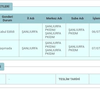 PTT Kargo Kargo Teslimat Gecikmesi